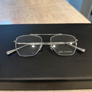 John Varvatos VJV190 51-17-145 Silver Glasses